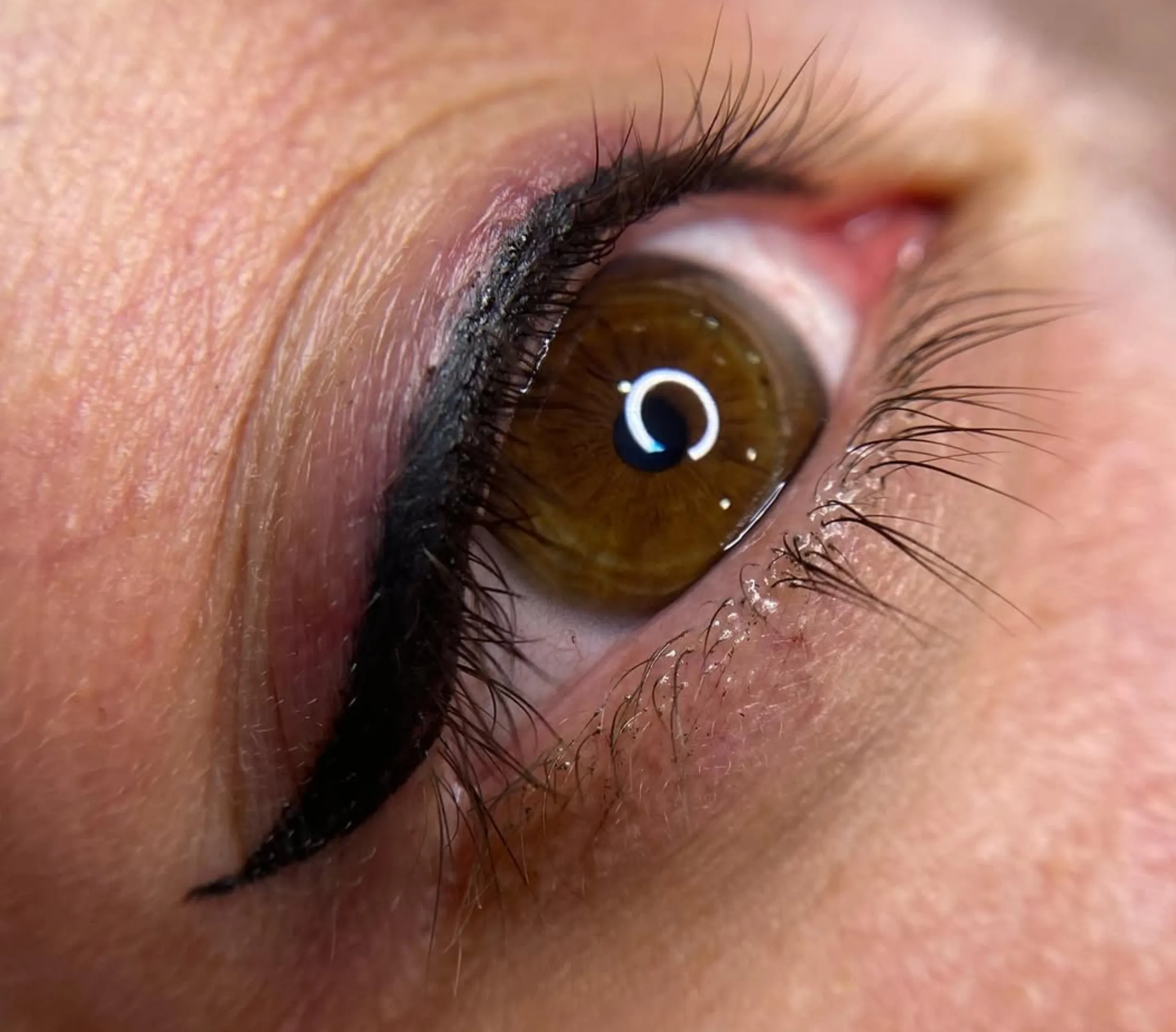 eyebrow and eyeliner tattoo